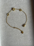 Luna Clover Gold Bracelet