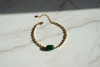 Jade Bracelet for Women – Green Stone Bracelet | Elegant Minimal Jewellery | ClubTara