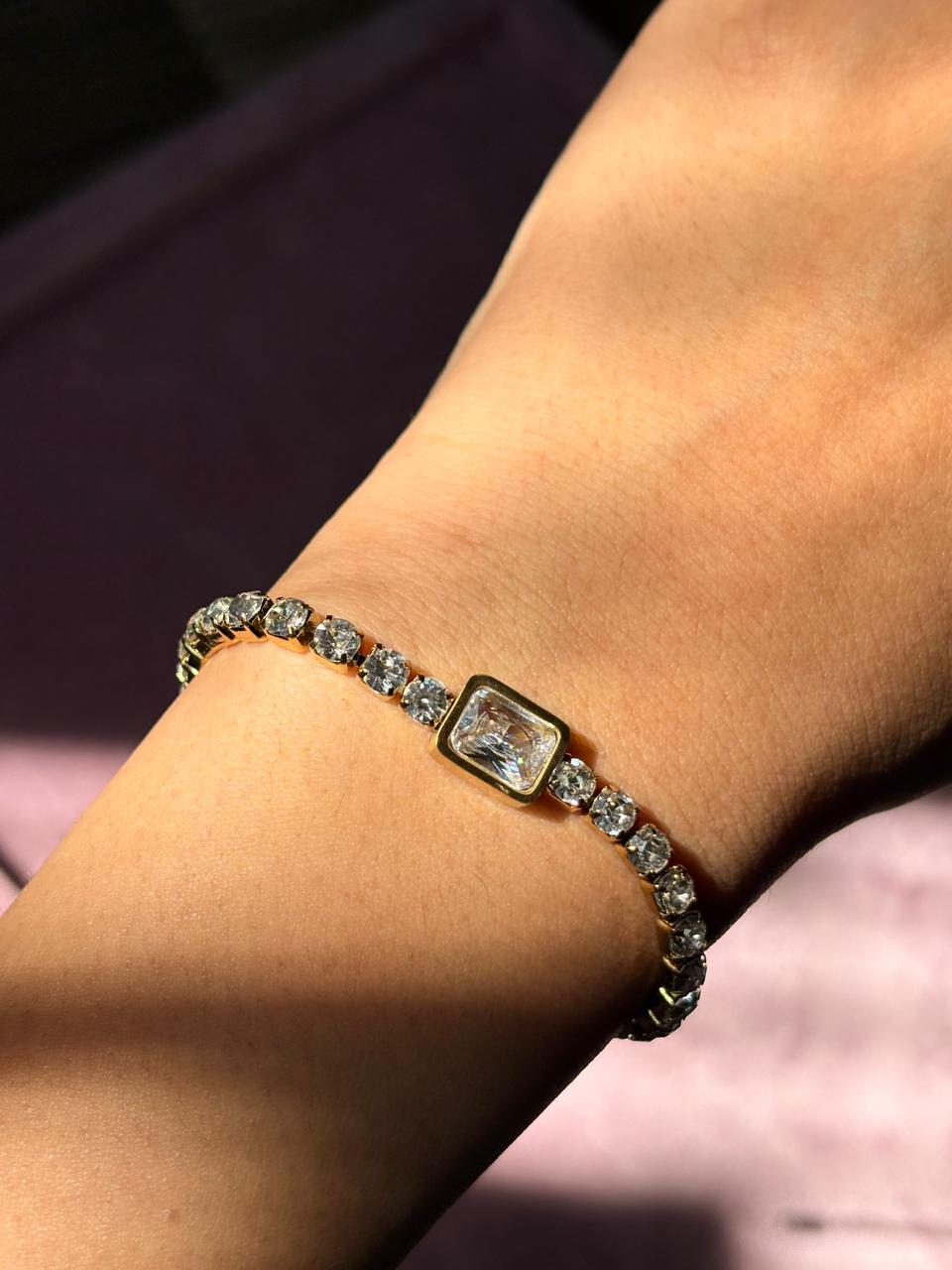 Tennis Bracelet  – Crystal Bracelet | Minimal Jewellery | ClubTara