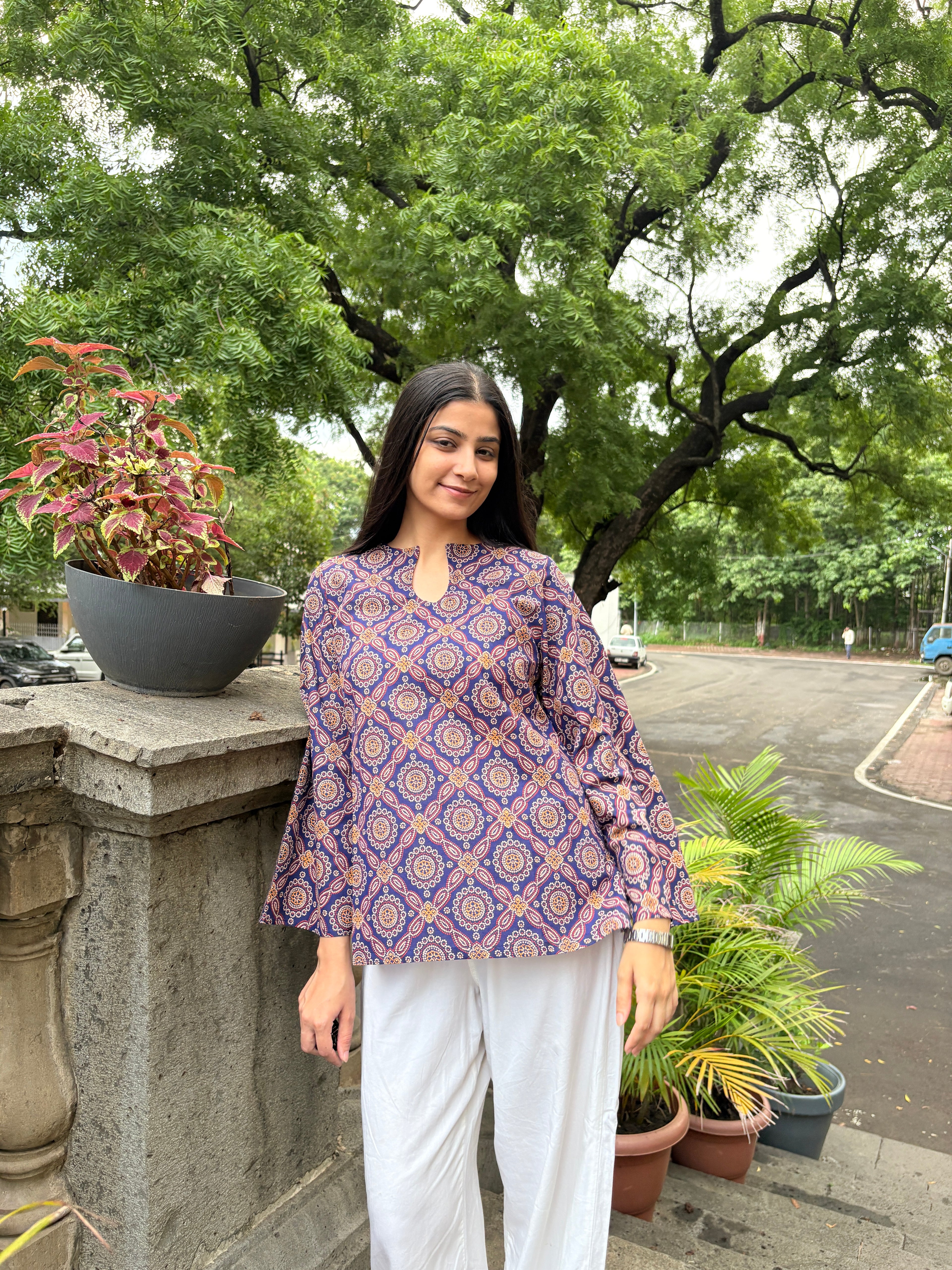 Bandhani Print Kurti
