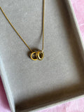 Link Up Necklace – Trendy Gold Chain Minimal Statement Necklace for Women