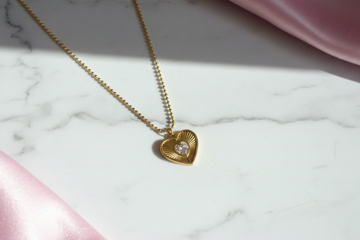 Hearts Necklace for Women – Cute Heart Pendant Necklace | Love Jewellery | ClubTara